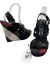 Sandália Burberry Platform Nova Check Wedge 37Br