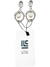 Brinco Miu Miu Pendant Crystal Embellished Prata - comprar online