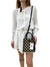 Bolsa Prada Symbole Tote Logo Preta e Bege
