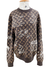 Blusa Louis Vuitton Crew Neck Pullover Embroidered Monograma Tam.M