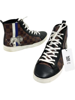 Sneaker Louis Vuitton Chapman Lion Damier Ebene 3839BR