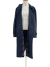 Trench Coat Burberry London Vintage Navy Blue Tam.M