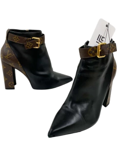 Bota Louis Vuitton Matchmake Low Preta e Monograma 36Br