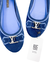 Sapatilha Louis Vuitton Oxford Ballerina Logo Suede Navy Blue 35/36Br na internet