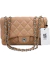 Bolsa Chanel Medium Trio Flap Lambskin Nude