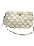 Bolsa Valentino Garavani Spikeme Rockstud Puffer Off White - MICROCHIPPED