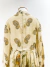 Vestido Dior Linen Ecru Printed Tam.M - Brechó Closet de Luxo