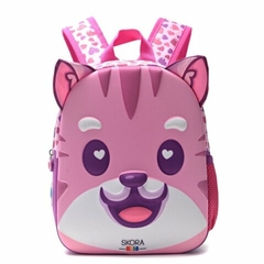 Mochila 12'' Skora - Gato rosa