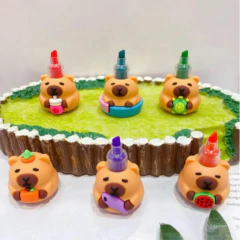 Set 6 resaltadores Capibara en internet