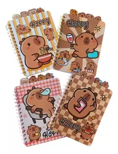 Cuaderno tapa blanda 16 x 21cm - Capybara