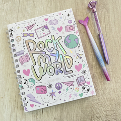 Cuaderno tapa dura A5 - Rock my world