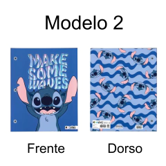 CARPETA Nº3 - 2 TAPAS - STITCH MOOVING - Libreria Lp Artigas