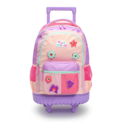 Mochila Fun World Carro 18″ - PATCH DIY GLITTER FW - comprar online
