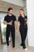 PIJAMA LONGO AMERICANO LAUREN - PRETO - loja online