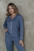 PIJAMA AMERICANO LONGO ANNE - AZUL JEANS - loja online