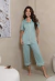 PIJAMA AMERICANO CAPRI ISADORA- VERDE PISTACHE - comprar online