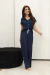 PIJAMA AMERICANO PANTALONA ELISA - AZUL MARINHO - comprar online
