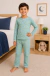 PIJAMA INFANTIL MANGA LONGA E CALÇA PARKER - LUA AZUL - comprar online