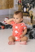BODY INFANTIL BEBÊ NATAL MENINO OU MENINA - ORANGE