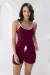 PIJAMA FEMININO ALÇA MIA - BORDÔ na internet