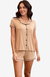 PIJAMA AMERICANO LUNA - CARAMELO - comprar online