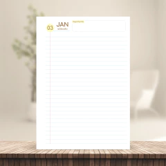 (Fofa 1dpp sem horas) Miolo de Agenda Datada 2026 1DPP A5 420 páginas 75g - comprar online