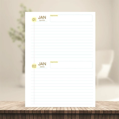 (Fofa 2026 Master 2dpp sem horas) Miolo de Agenda Datada 2026 2DPP 17x23cm 238 páginas 75g - comprar online