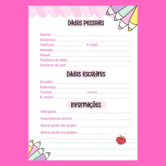 (Lina Neutra - Rosa 1dpp) Miolo de Agenda Escolar Datada 2025 1DPP A5 372 páginas 75g - comprar online