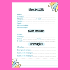 (Lina Neutra - Azul 2dpp - somente dias letivos) Miolo de Agenda Escolar Permanente 2DPP A5 168 páginas 90g - comprar online