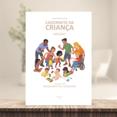 (BEGE - Menino - Clean - com borda) Miolo de Caderneta de Vacina 112 páginas A5 90g Sétima edição REVISADA 2025 - comprar online