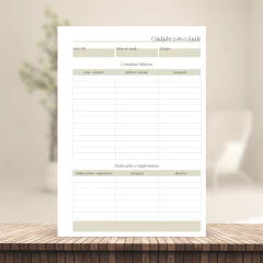 (Verde - PA c/ planejamento s/ horas) Miolo de Agenda Datada 2026 1DPP A5 408 páginas 75g - loja online