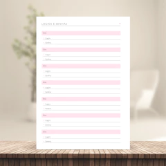 (Escolha - BPD 2DPP 2026 s/ horas) Miolo de Agenda Datada 2026 2DPP A5 226 páginas 90g - loja online
