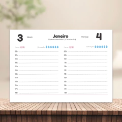 (Agenda A6 Fofura - Kit com 4 unid) Agenda A6 2dpp 10,5x14,8cm 228 páginas 90g - loja online