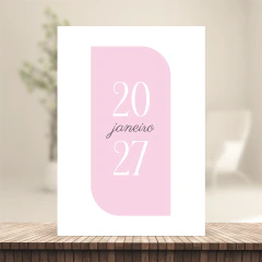 (Harmonia 2027 c/obs) Miolo de Agenda Datada 2027 1DPP A5 418 páginas 75g - loja online