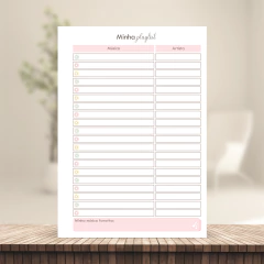 Imagem do (Escolha - Planner Master Elegance 2026 Horizontal) Miolo de Planner Datado 2026 17x23cm 90g 218 páginas