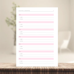 Imagem do (Escolha - BPD 1DPP SDJ 2026 c/ horas) Miolo de Agenda Datada 2026 1DPP SDJ A5 354 páginas 75g
