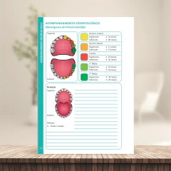 Imagem do (CORES ORIGINAIS - Menino - Clean - com borda) Miolo de Caderneta de Vacina 112 páginas A5 90g Sétima edição REVISADA 2025