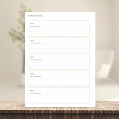 Imagem do (Fofa 2026 Master 2dpp sem horas) Miolo de Agenda Datada 2026 2DPP 17x23cm 238 páginas 75g