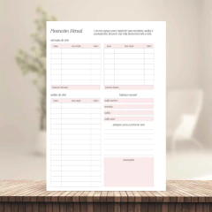 (Rosê - PA c/ planejamento s/ horas) Miolo de Agenda Datada 2026 1DPP A5 408 páginas 75g