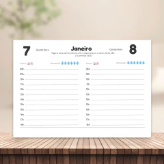 (Agenda A6 Fofura - Kit com 4 unid) Agenda A6 2dpp 10,5x14,8cm 228 páginas 90g