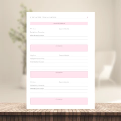(Escolha - Planner BPD Vertical Não Datado) Miolo de Planner Não Datado A5 90g 260 páginas - comprar online