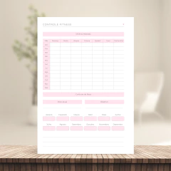 (Escolha - Planner BPD Horizontal Não Datado) Miolo de Planner Não Datado A5 90g 260 páginas na internet