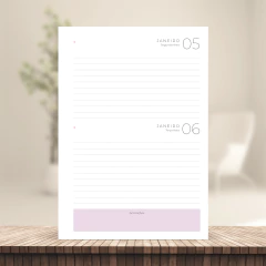 (Escolha - BPD 2DPP 2026 s/ horas) Miolo de Agenda Datada 2026 2DPP A5 226 páginas 90g - loja online