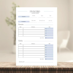 (Azul - Harmonia 2026 c/obs c/horas) Miolo de Agenda Datada 2026 1DPP A5 418 páginas 75g - loja online