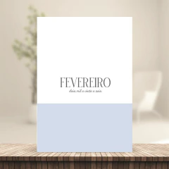 Imagem do (Azul - Harmonia 2026 c/obs c/horas) Miolo de Agenda Datada 2026 1DPP A5 418 páginas 75g