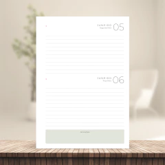 Imagem do (Escolha - BPD 2DPP 2026 s/ horas) Miolo de Agenda Datada 2026 2DPP A5 226 páginas 90g