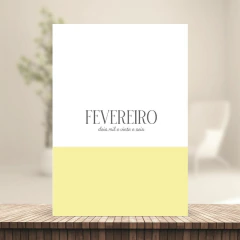 Imagem do (Amarelo - Harmonia 2026 c/obs c/horas) Miolo de Agenda Datada 2026 1DPP A5 418 páginas 75g