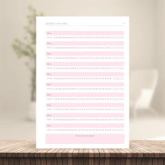 Imagem do (Escolha - Planner BPD Horizontal Não Datado) Miolo de Planner Não Datado A5 90g 260 páginas