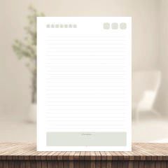 Imagem do (Escolha - BPD 1DPP Não Datada s/ horas) Miolo de Agenda Não Datada 2026 1DPP A5 408 páginas 75g