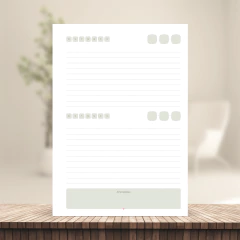 Imagem do (Escolha - BPD 2DPP Não Datada s/ horas) Miolo de Agenda Datada Não 2026 2DPP A5 228 páginas 90g